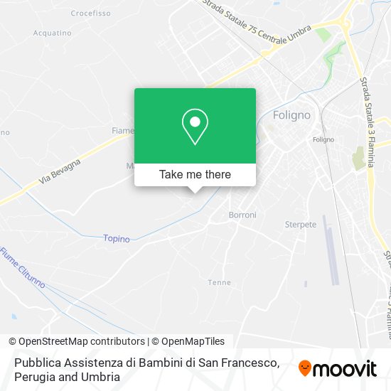 Pubblica Assistenza di Bambini di San Francesco map