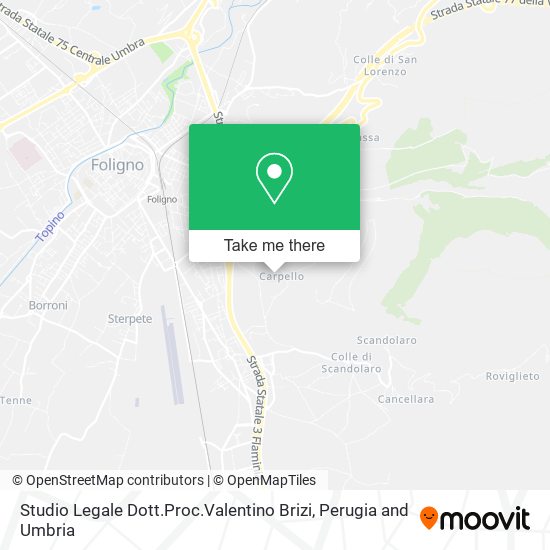Studio Legale Dott.Proc.Valentino Brizi map