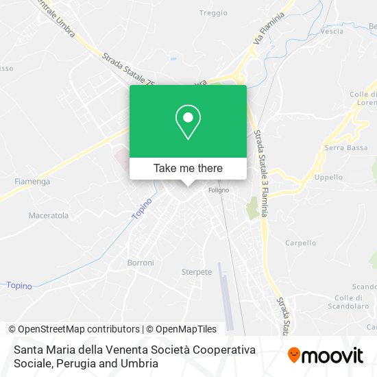 Santa Maria della Venenta Società Cooperativa Sociale map