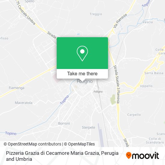 Pizzeria Grazia di Cecamore Maria Grazia map