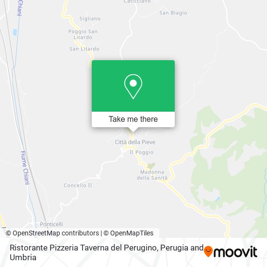 Ristorante Pizzeria Taverna del Perugino map