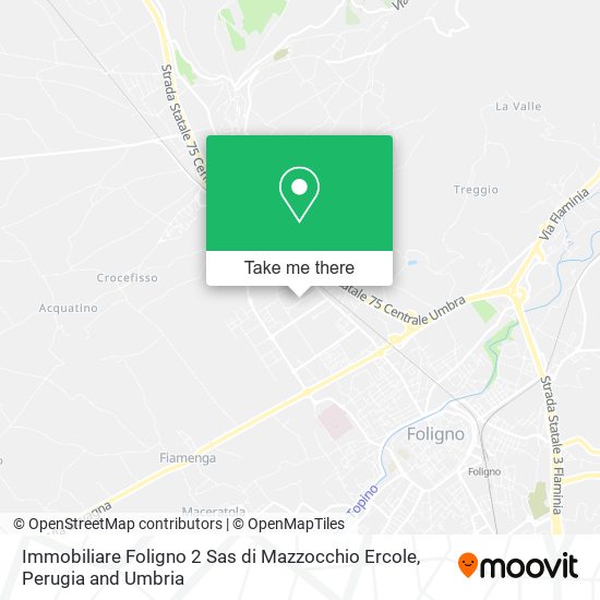 Immobiliare Foligno 2 Sas di Mazzocchio Ercole map