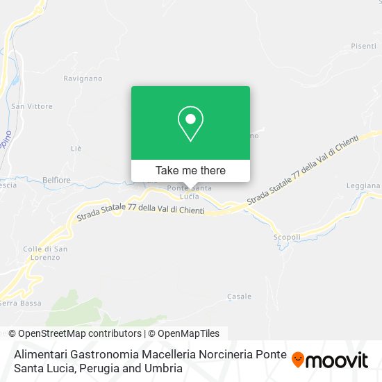 Alimentari Gastronomia Macelleria Norcineria Ponte Santa Lucia map