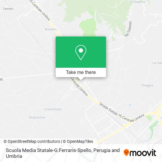 Scuola Media Statale-G.Ferraris-Spello map
