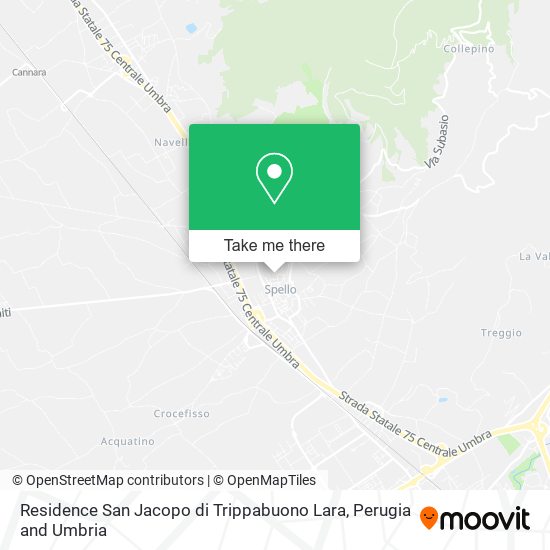 Residence San Jacopo di Trippabuono Lara map