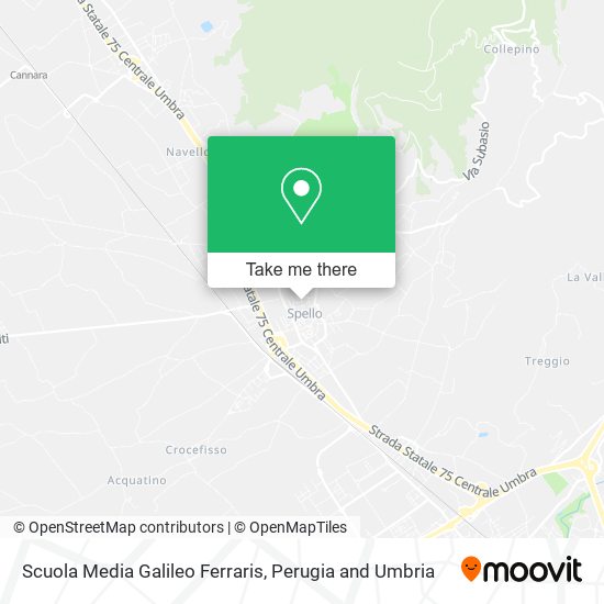 Scuola Media Galileo Ferraris map