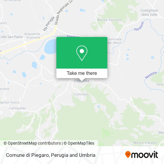 Comune di Piegaro map