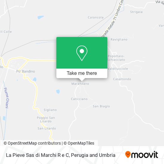 La Pieve Sas di Marchi R e C map