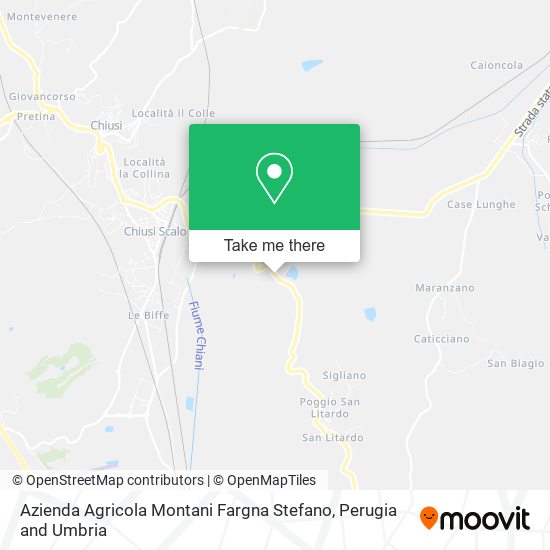 Azienda Agricola Montani Fargna Stefano map