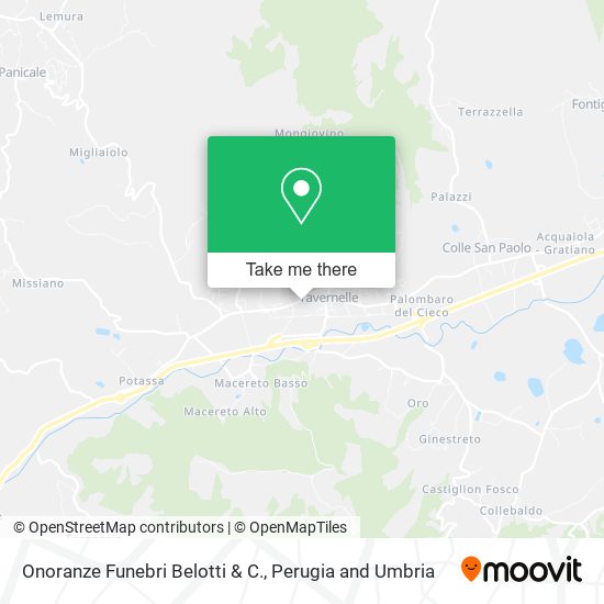 Onoranze Funebri Belotti & C. map