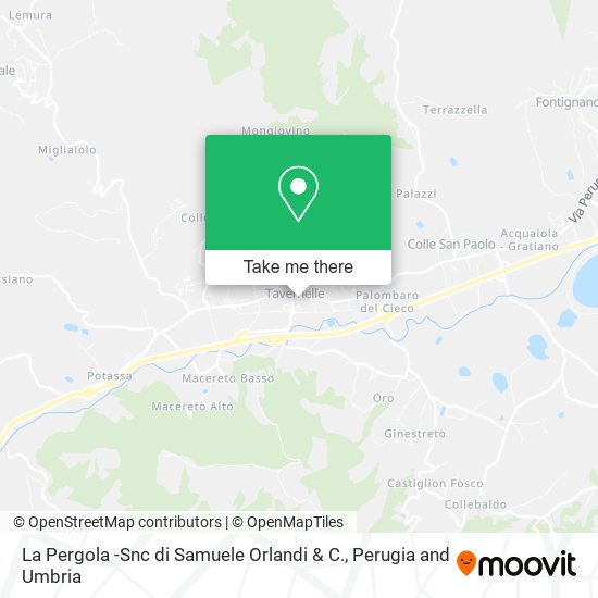 La Pergola -Snc di Samuele Orlandi & C. map