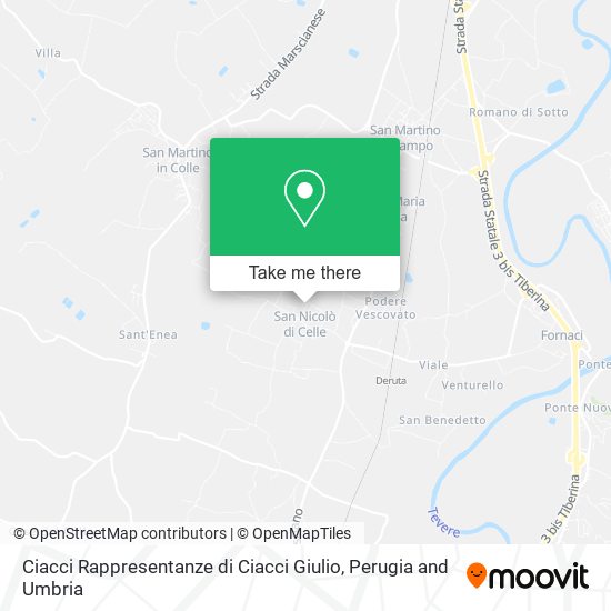Ciacci Rappresentanze di Ciacci Giulio map