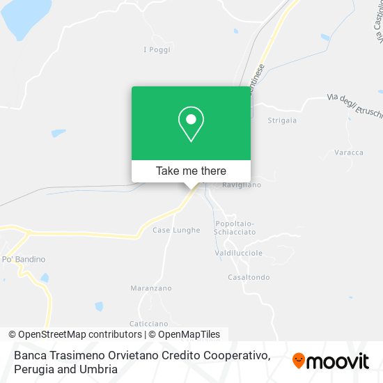 Banca Trasimeno Orvietano Credito Cooperativo map