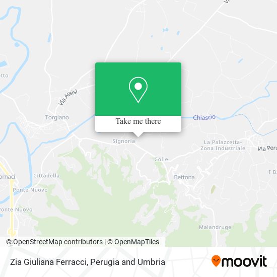 Zia Giuliana Ferracci map
