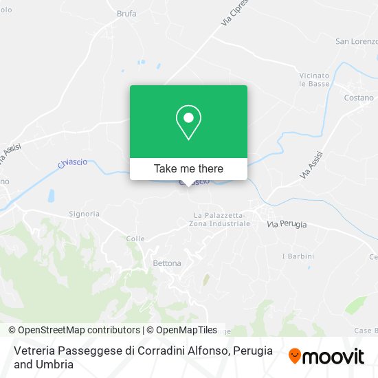 Vetreria Passeggese di Corradini Alfonso map