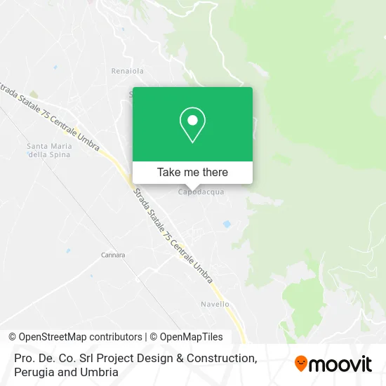 Pro. De. Co. Srl Project Design & Construction map