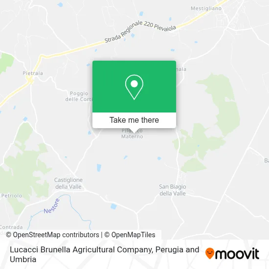 Lucacci Brunella Agricultural Company map