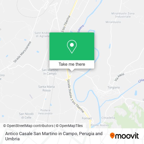 Antico Casale San Martino in Campo map