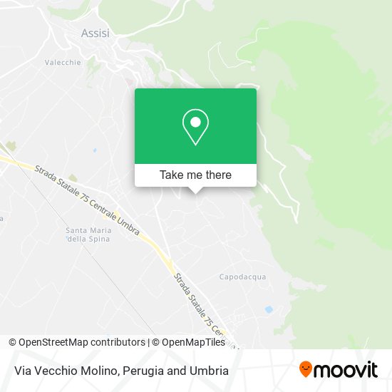 Via Vecchio Molino map