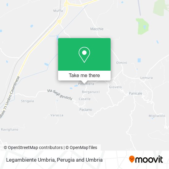 Legambiente Umbria map
