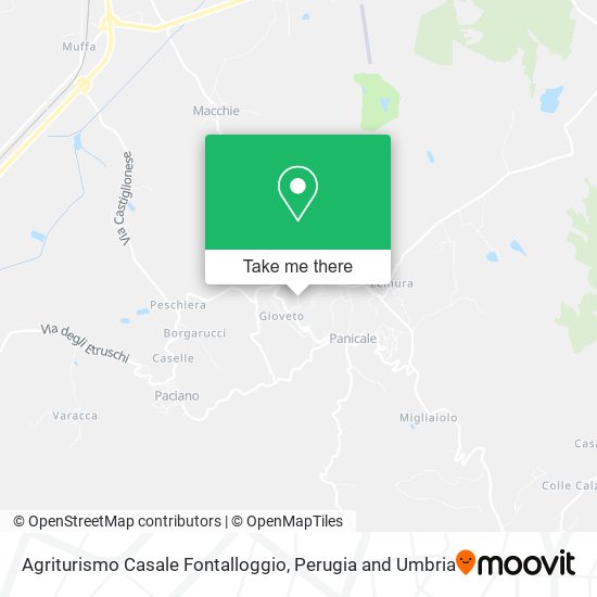 Agriturismo Casale Fontalloggio map