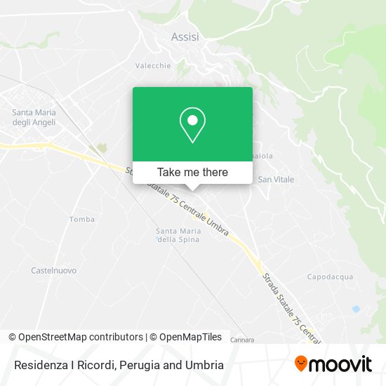 Residenza I Ricordi map