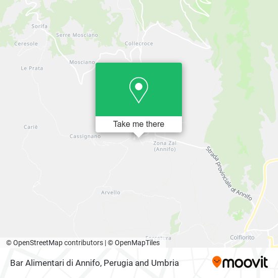 Bar Alimentari di Annifo map