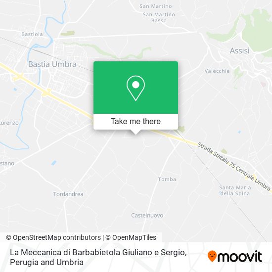 La Meccanica di Barbabietola Giuliano e Sergio map