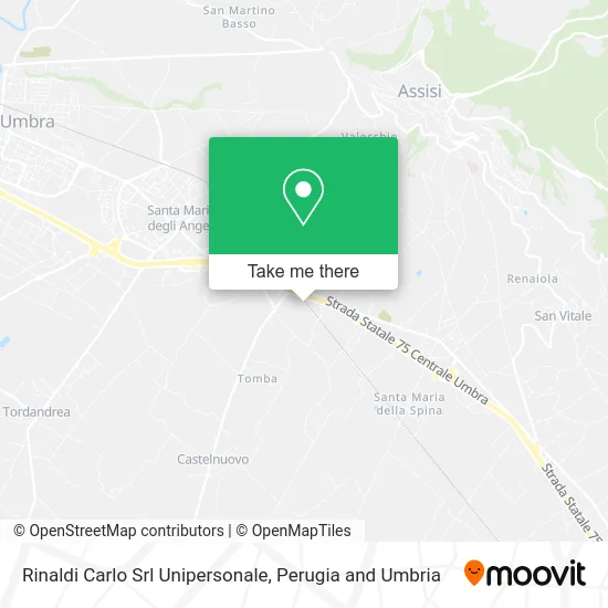 Rinaldi Carlo Srl Unipersonale map