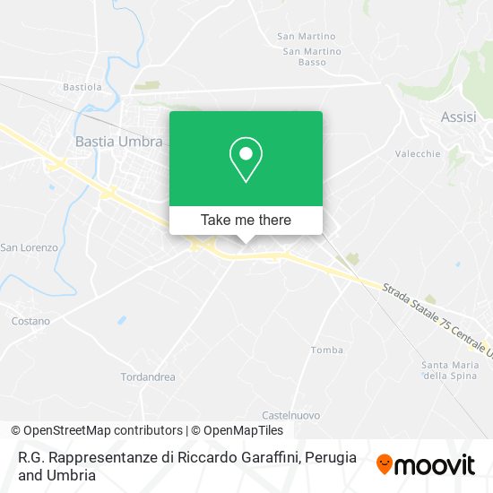 R.G. Rappresentanze di Riccardo Garaffini map