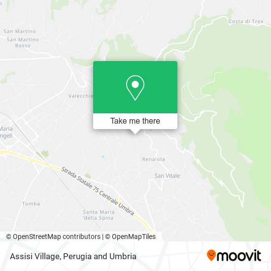 Assisi Village map