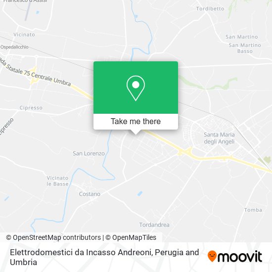 Elettrodomestici da Incasso Andreoni map