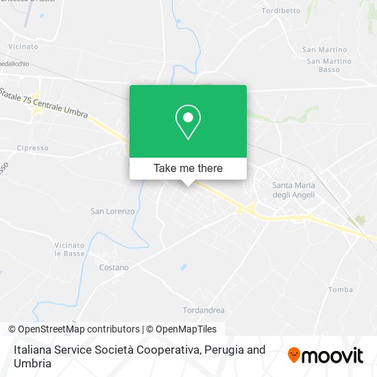 Italiana Service Società Cooperativa map