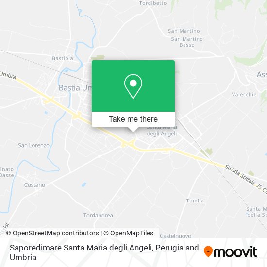 Saporedimare Santa Maria degli Angeli map