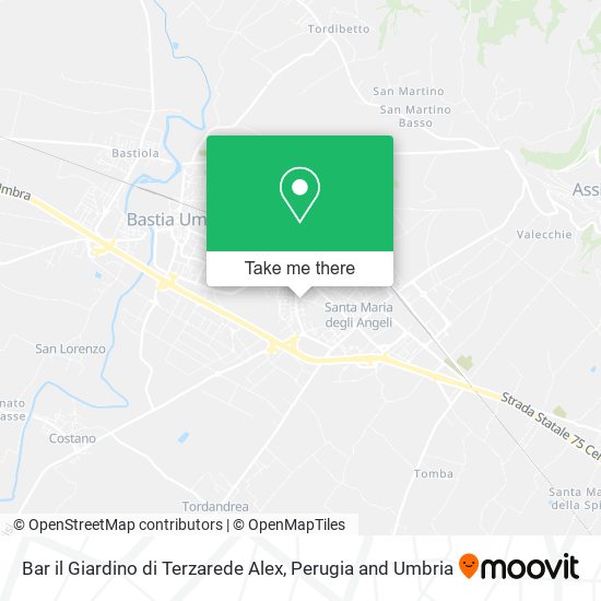 Bar il Giardino di Terzarede Alex map