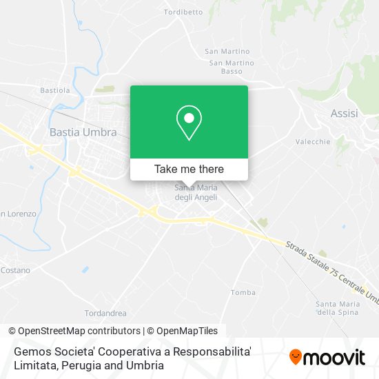 Gemos Societa' Cooperativa a Responsabilita' Limitata map