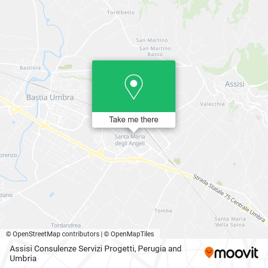 Assisi Consulenze Servizi Progetti map