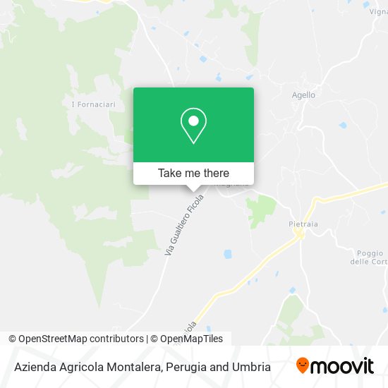 Azienda Agricola Montalera map