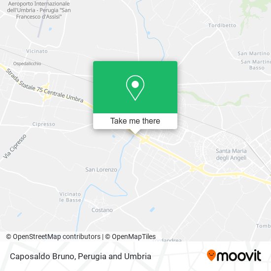 Caposaldo Bruno map