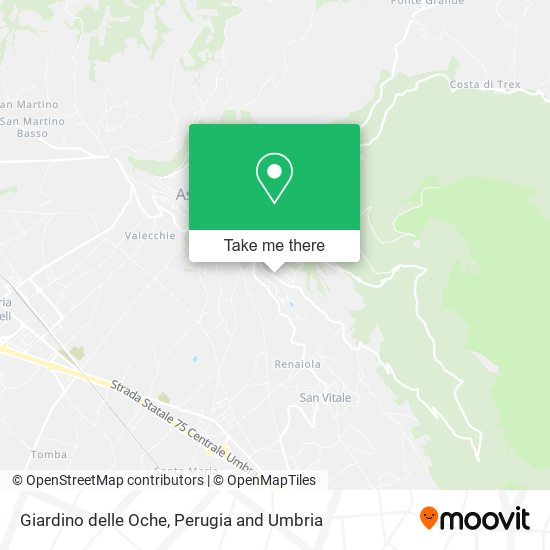 Giardino delle Oche map