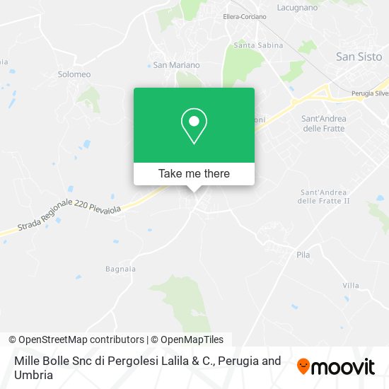 Mille Bolle Snc di Pergolesi Lalila & C. map
