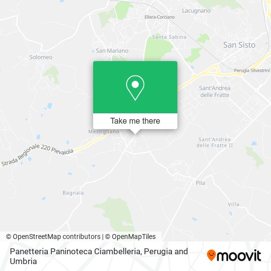 Panetteria Paninoteca Ciambelleria map