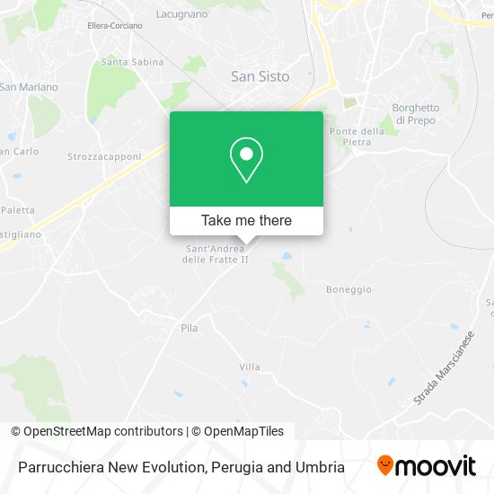 Parrucchiera New Evolution map