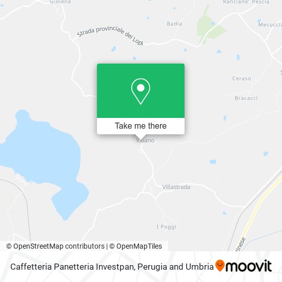 Caffetteria Panetteria Investpan map