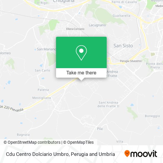 Cdu Centro Dolciario Umbro map