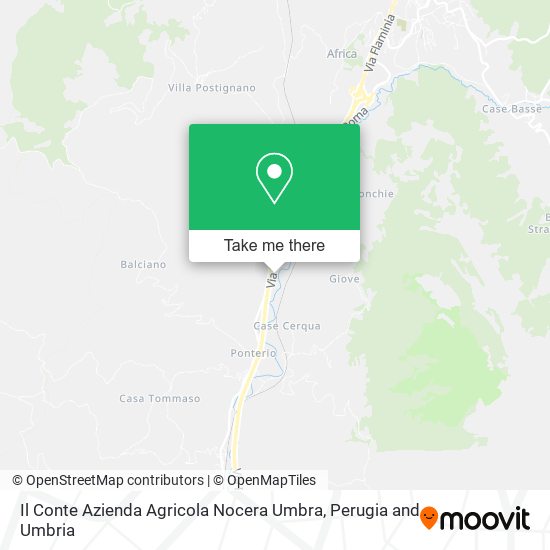 Il Conte Azienda Agricola Nocera Umbra map