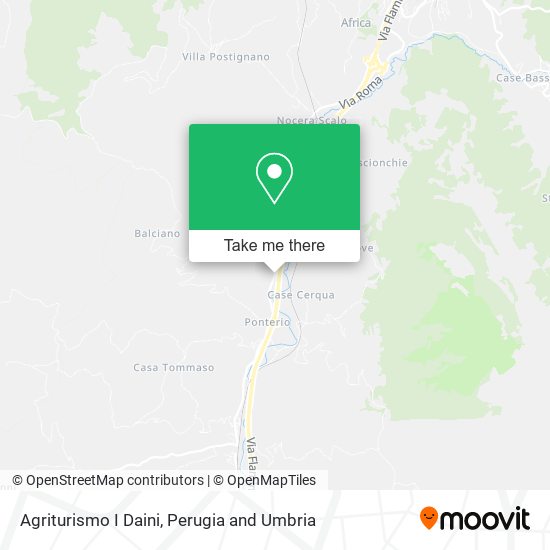 Agriturismo I Daini map