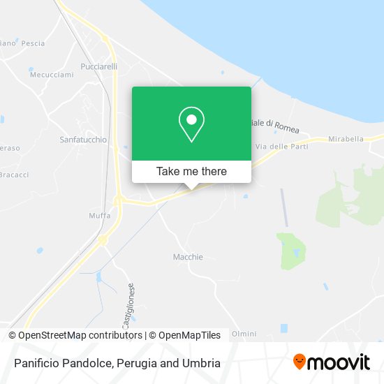 Panificio Pandolce map
