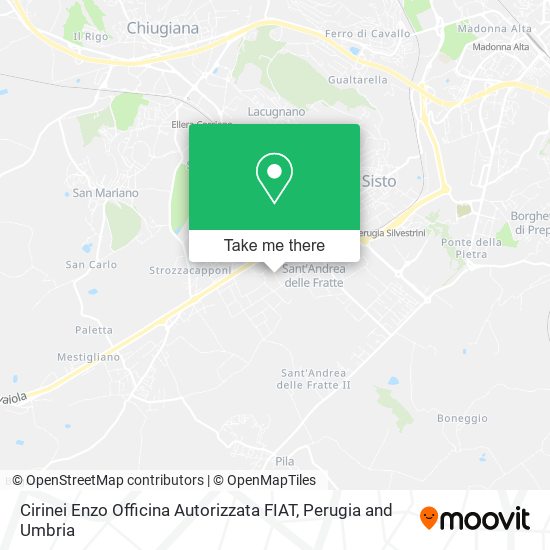Cirinei Enzo Officina Autorizzata FIAT map