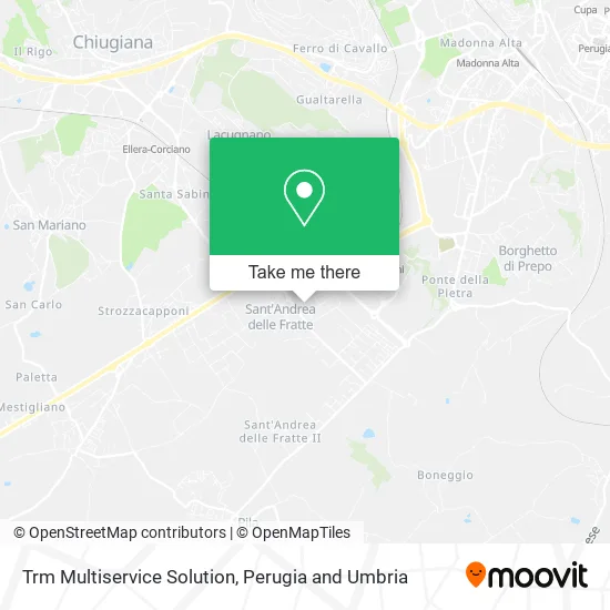 TRM Multiservice Solution map